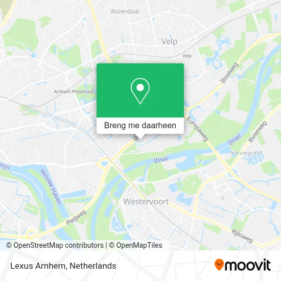 Lexus Arnhem kaart