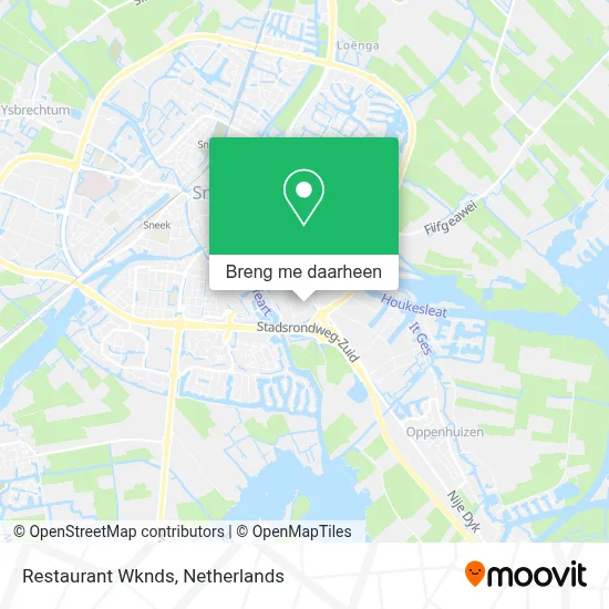 Restaurant Wknds kaart