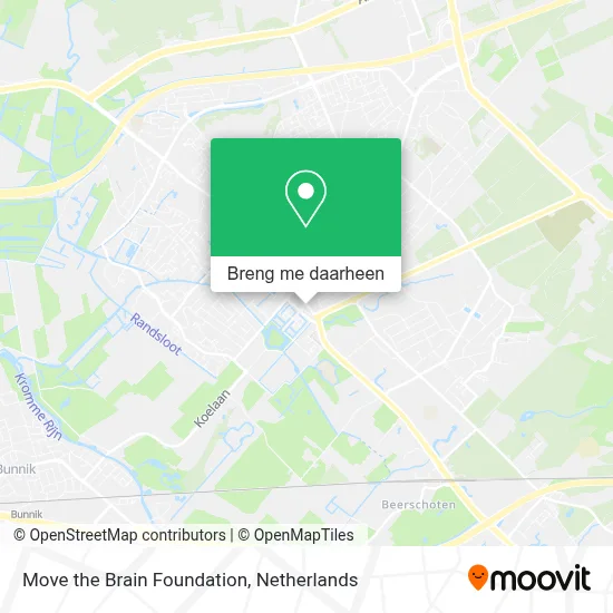 Move the Brain Foundation kaart