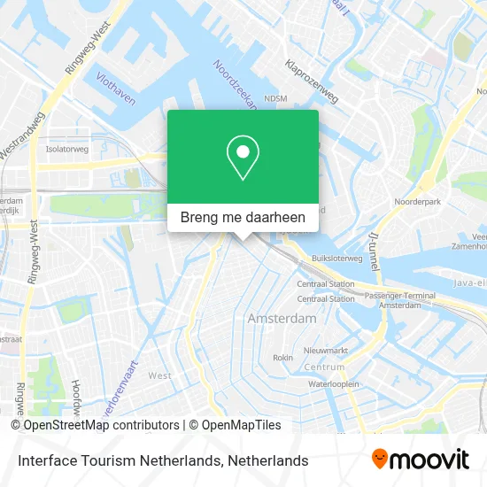 Interface Tourism Netherlands kaart