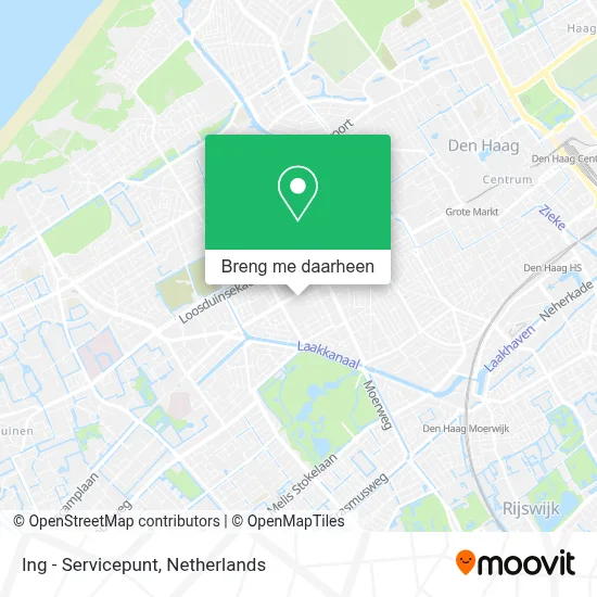 Ing - Servicepunt kaart