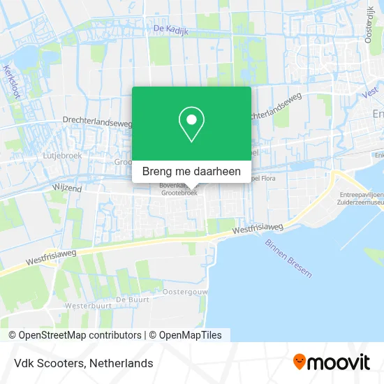 Vdk Scooters kaart