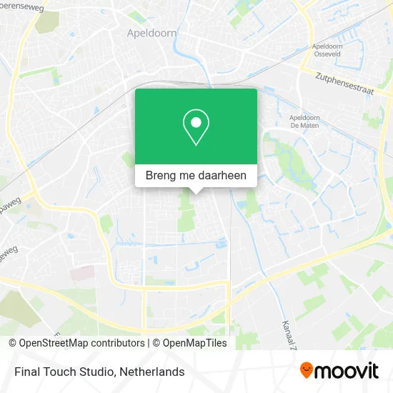Final Touch Studio kaart