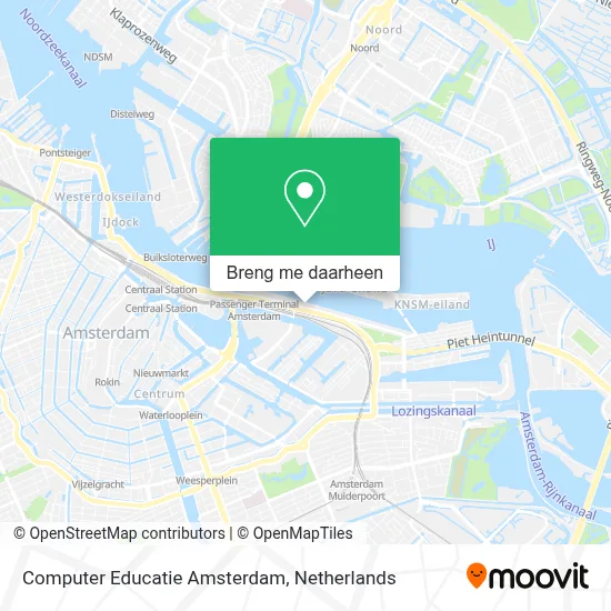 Computer Educatie Amsterdam kaart