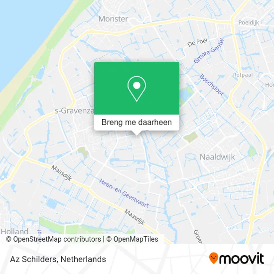 Az Schilders kaart