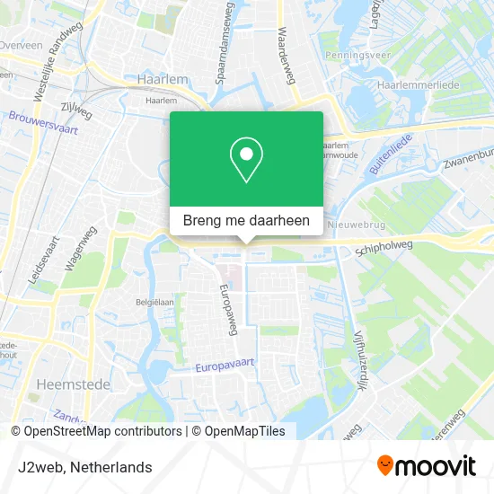 J2web kaart