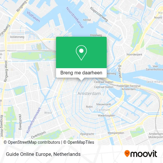 Guide Online Europe kaart