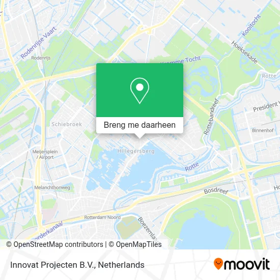 Innovat Projecten B.V. kaart