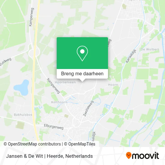 Jansen & De Wit | Heerde kaart