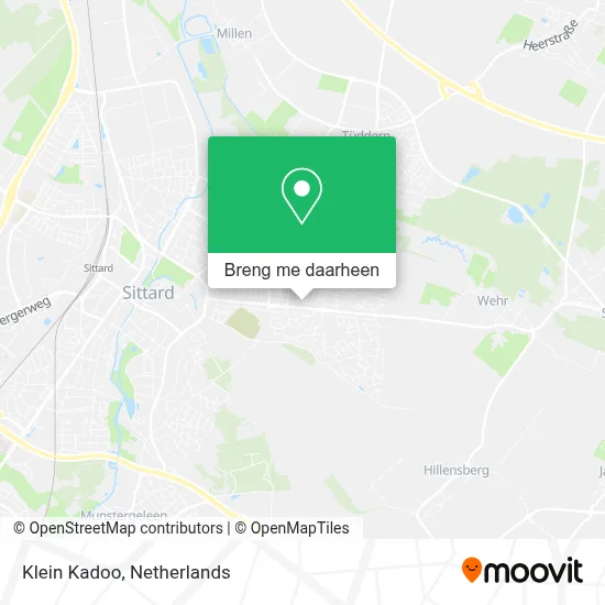 Klein Kadoo kaart