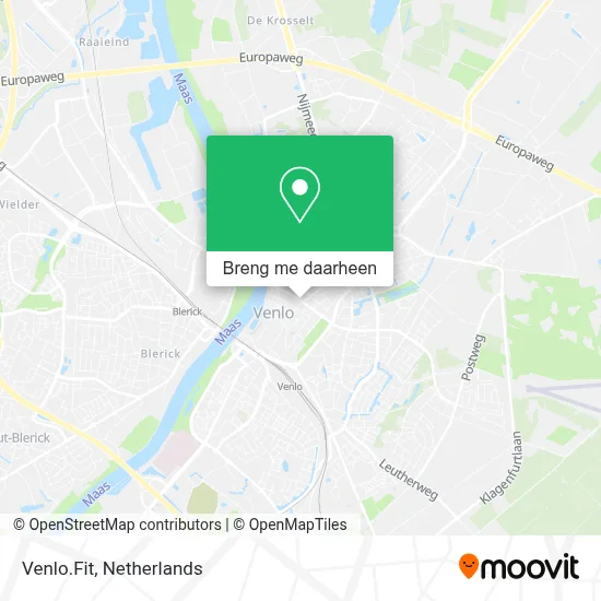 Venlo.Fit kaart