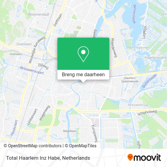 Total Haarlem Inz Habe kaart