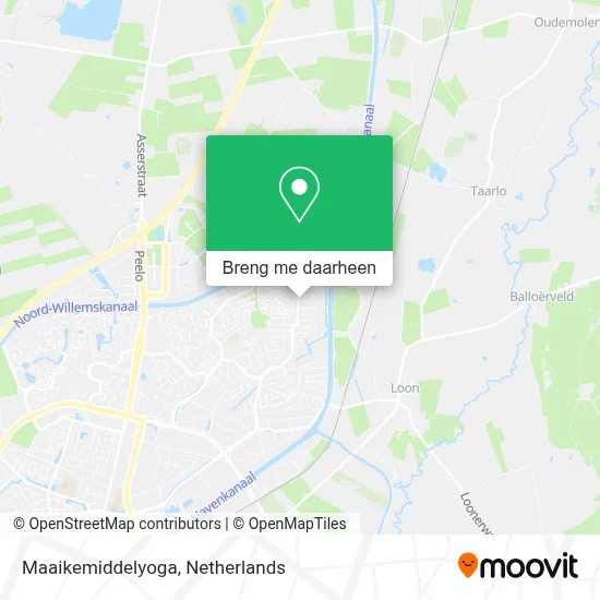 Maaikemiddelyoga kaart