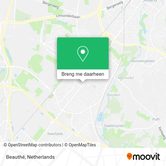 Beauthé kaart