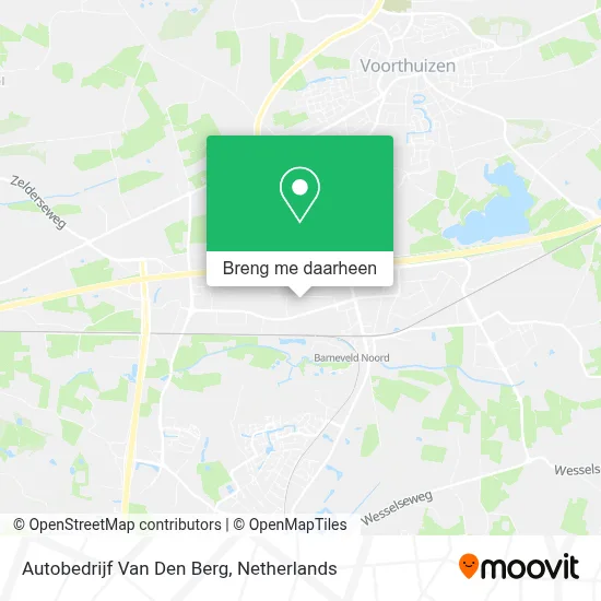 Autobedrijf Van Den Berg kaart