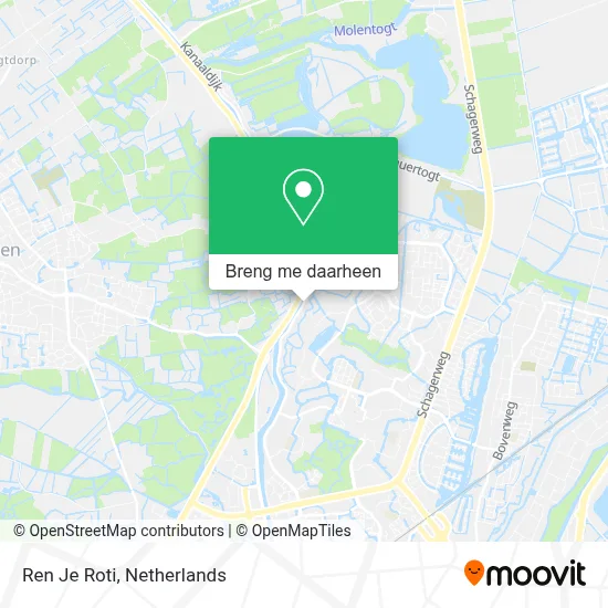 Ren Je Roti kaart