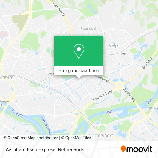 Aarnhem Esso Express kaart