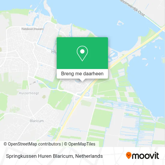 Springkussen Huren Blaricum kaart