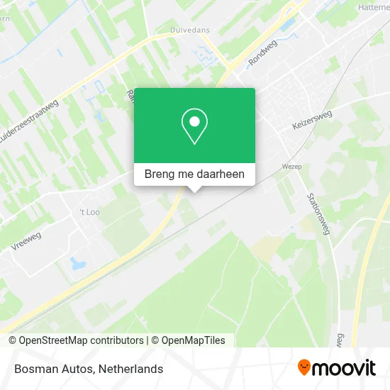 Bosman Autos kaart
