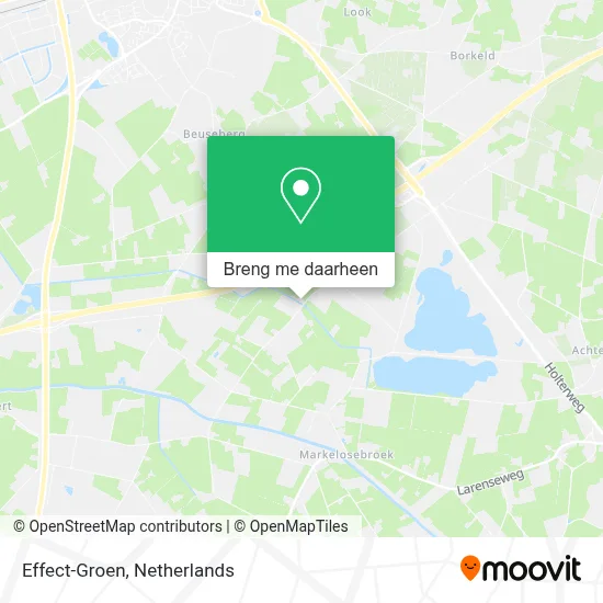 Effect-Groen kaart