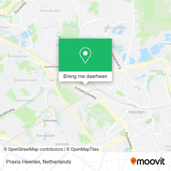 Praxis Heerlen kaart