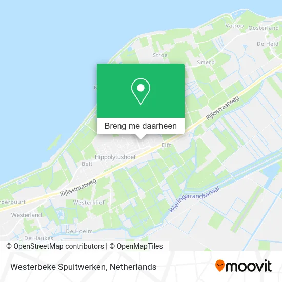 Westerbeke Spuitwerken kaart