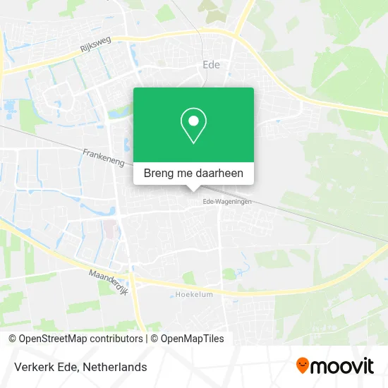 Verkerk Ede kaart