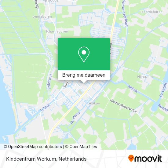 Kindcentrum Workum kaart