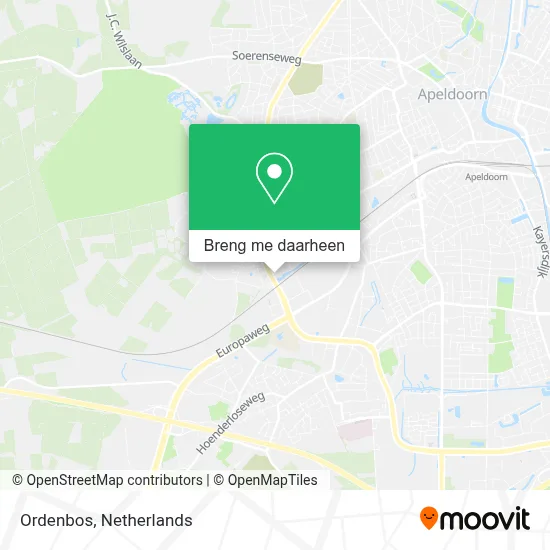 Ordenbos kaart