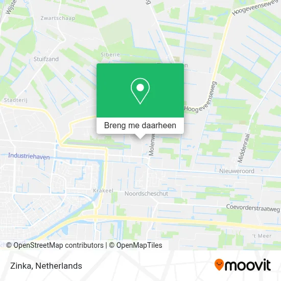 Zinka kaart