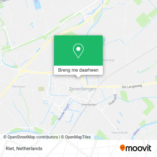 Riet kaart