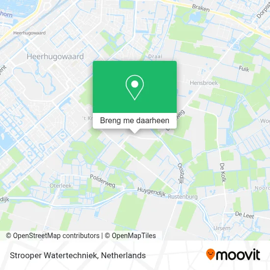 Strooper Watertechniek kaart