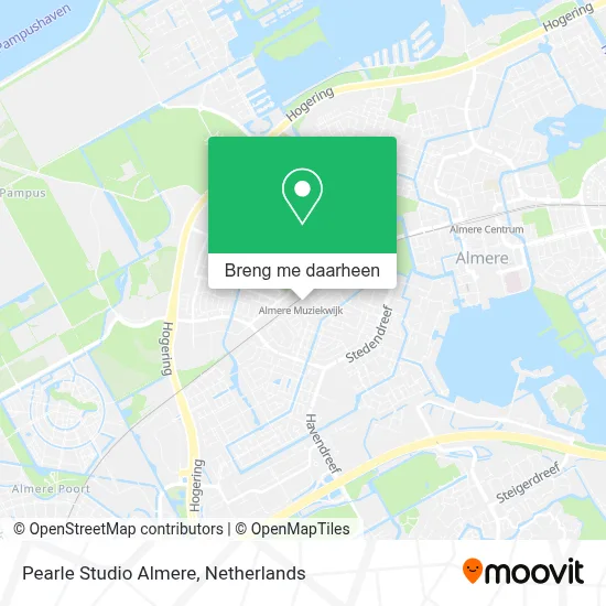 Pearle Studio Almere kaart