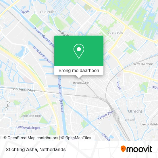 Stichting Asha kaart
