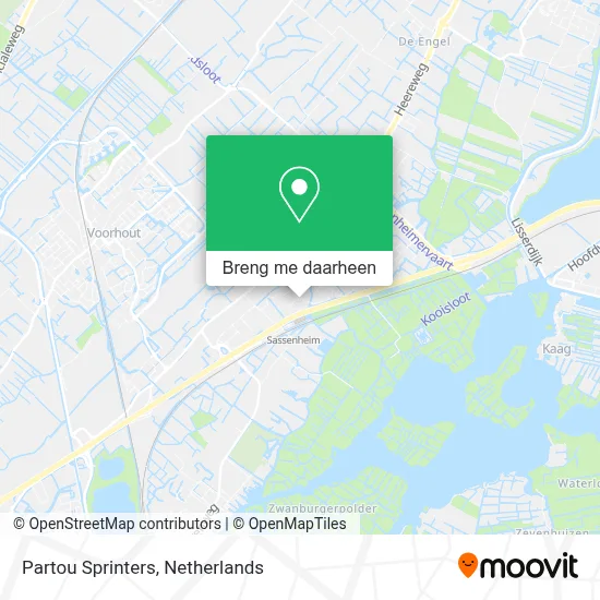 Partou Sprinters kaart