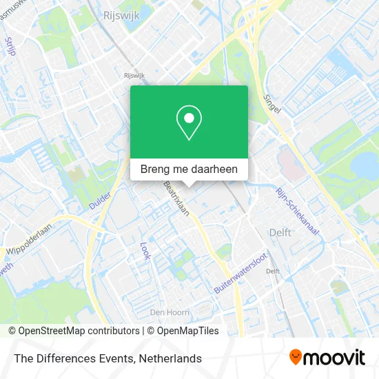 The Differences Events kaart
