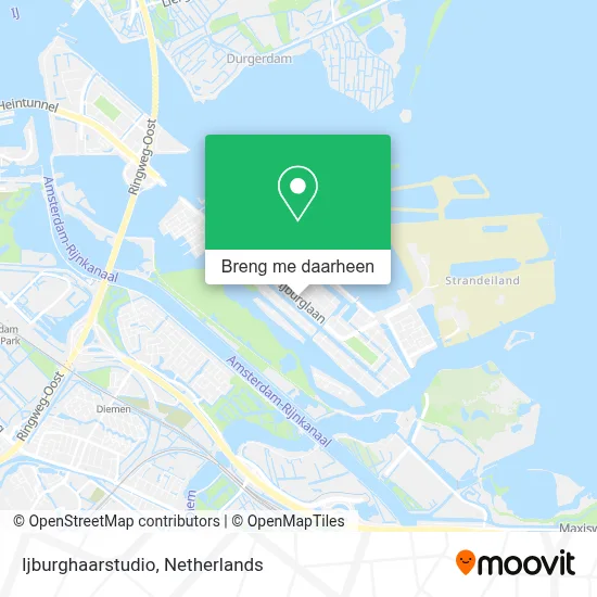 Ijburghaarstudio kaart