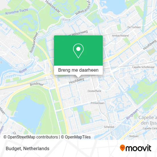 Budget kaart