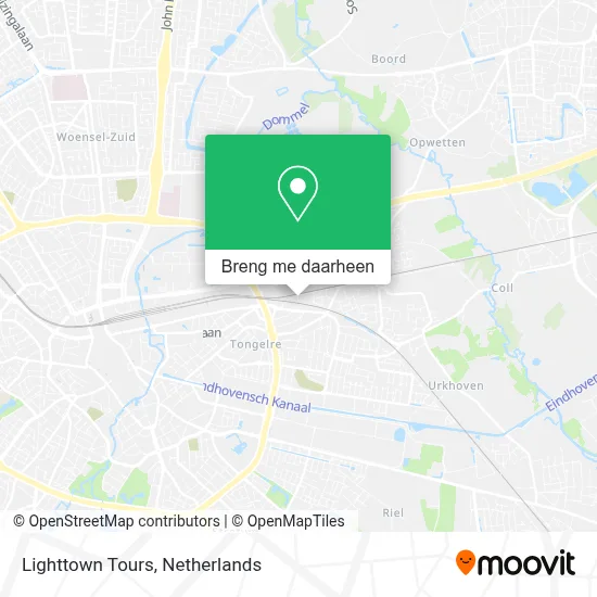 Lighttown Tours kaart