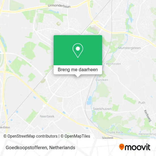 Goedkoopstofferen kaart