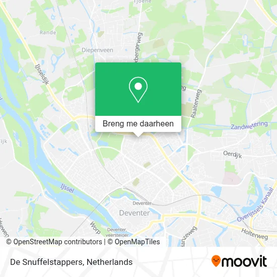 De Snuffelstappers kaart