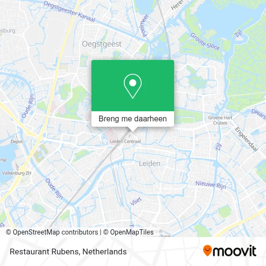 Restaurant Rubens kaart