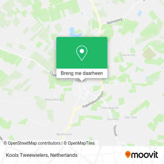 Kools Tweewielers kaart