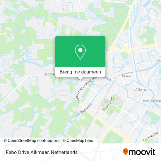 Febo Drive Alkmaar kaart