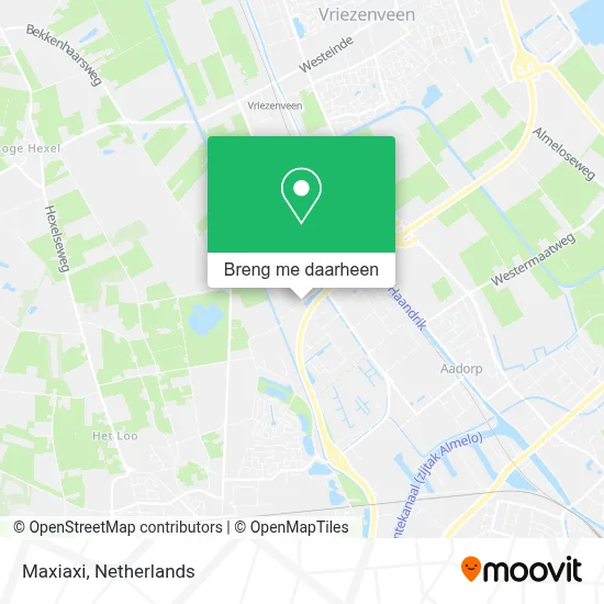 Maxiaxi kaart