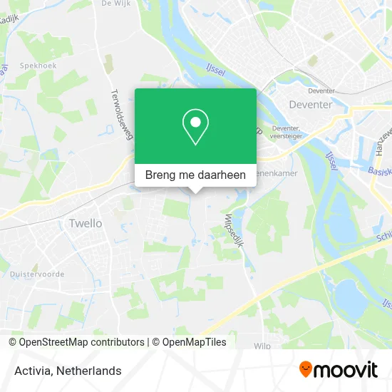 Activia kaart