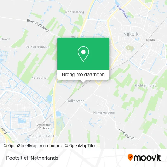 Pootsitief kaart