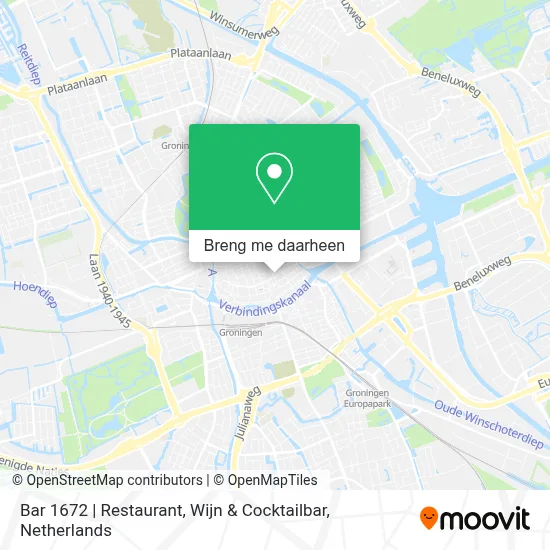 Bar 1672 | Restaurant, Wijn & Cocktailbar kaart