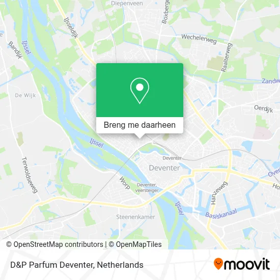 D&P Parfum Deventer kaart