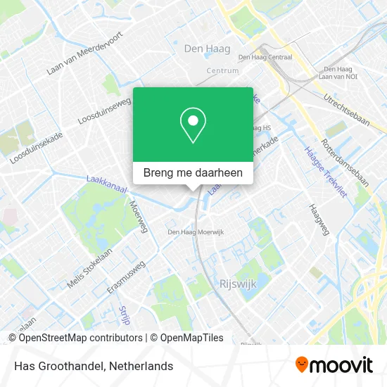 Has Groothandel kaart